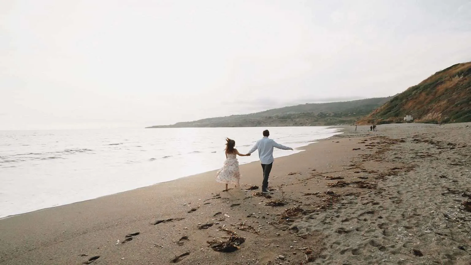 Newly Engaged Couple Beach Shoot